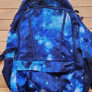 Kids Lands End Backpack - Navy Mystery Galaxy